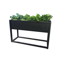 Outdoor partition flower frame iron screen anti-rust fence flower pot green plant Rack restaurant Cafe flower box flower box custom-made