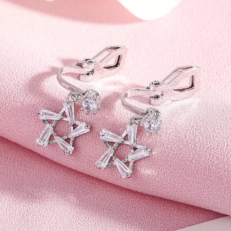 Серьги, клипсы для ушей без прокола, корейский стиль