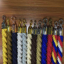 Stainless steel movable fence concierge rope 1 5m guard booth lanyard lobby one meter line hotel concierge pole twist rope