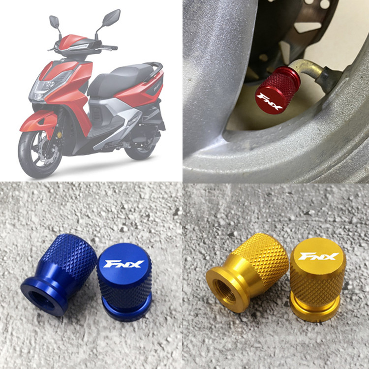 Suitable for SYM Sanyang FNX125 FNX150 modified CNC gas nozzle cover valve core cap gas nozzle accessories
