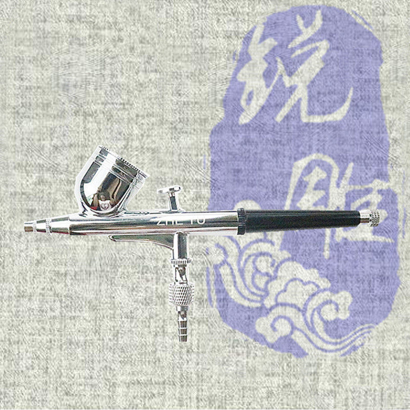 Model Upper Color Air Pump Spray Pen Spray Gun Fixed Pot Model Spray Pen