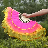 Три слоя розового и внешнего желтого