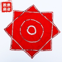 Dancing handkerchief adult singer Pa Hong octagonal scarf thickened duo turn towel square dance childrens handkerchief flower
