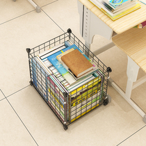 Box High School Students Classroom with bookcase box with wheel removable folding book to collect and collate the room