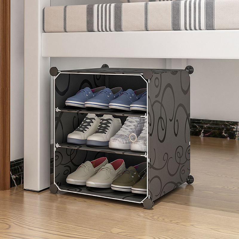 College Student Dorm Shoe Rack Subbed Bottom Shoes Home Small Mini Easy Shoe Cabinet Dorm Room Doorway Containing God