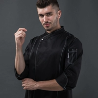 Черный лонгслив