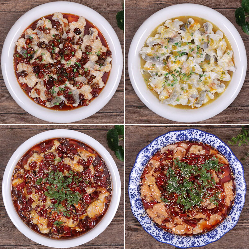 Middle Dining Emulation Vegetable Pint Water Cooking Fish Acid Vegetable Fish Hemp Spicy Fish Food Model Simulation Model Restaurant Sample Customized