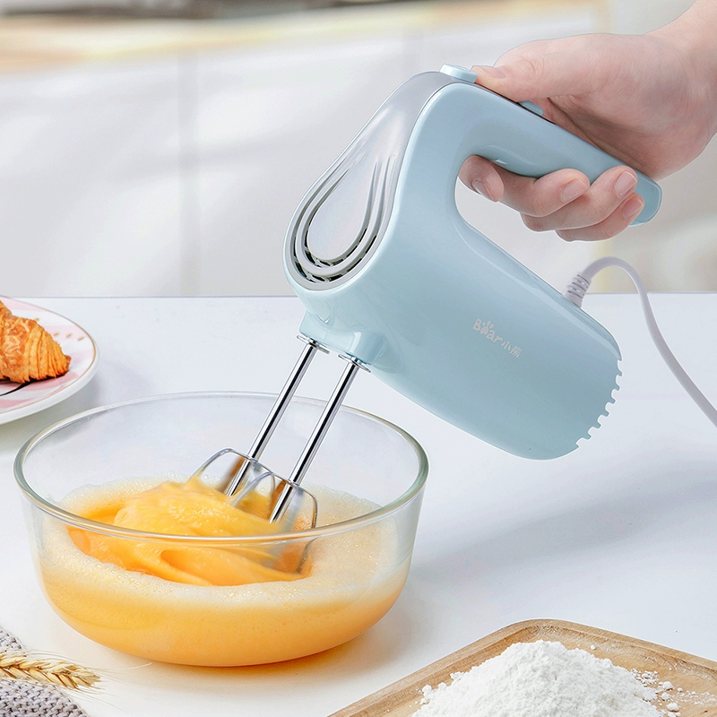Máy đánh trứng Bear Máy trộn cầm tay điện gia dụng công suất cao cho máy đánh kem nướng tạo tác máy đánh trứng tự động - Máy trộn điện
