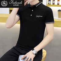 FLANDI2019 mùa hè mới cho nam áo polo ngắn tay nam cotton mỏng ve áo nửa cổ áo - Polo áo thun nam có cổ lacoste