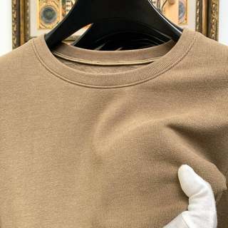 时尚秋冬长袖t恤打底衫双面绒男士t圆领内搭加绒卫衣男纯色1217h