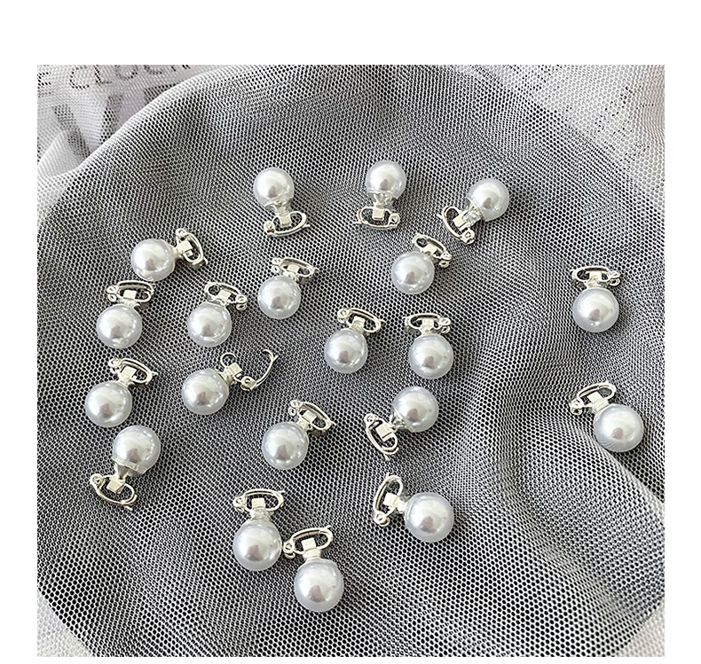 Simple Pearl Hairpin Children's Disc Hair Decoration Braided Hair Buckle Clip Headdress display picture 3