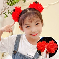 6#Red Bead Flower 1 пара