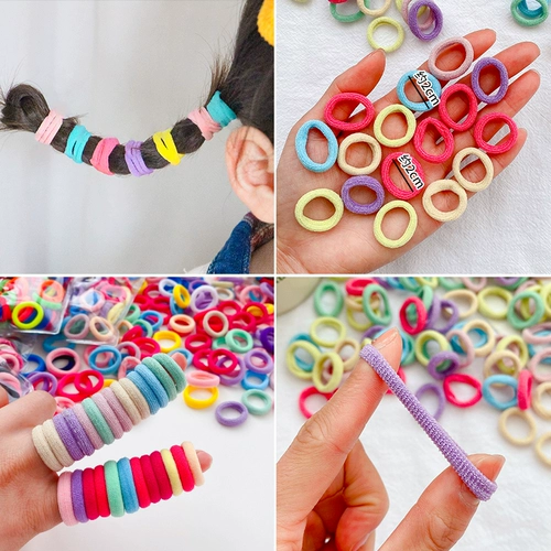 Детская маленькая безвредная эластичная резинка для волос, заколка для волос, аксессуар для волос, не повреждает волосы