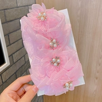 10#розовый цветок кафетка [1 пара]