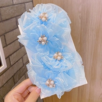 12#Blue Athestone Flower [1 пара]