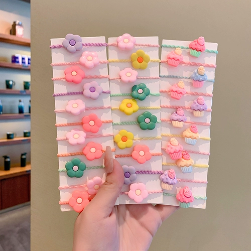 Маленькая детская безвредная эластичная резинка для волос, аксессуар для волос, не повреждает волосы