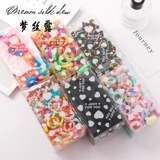 Детское безвредное полотенце, детская резинка для волос, аксессуар для волос, не повреждает волосы, простой и элегантный дизайн