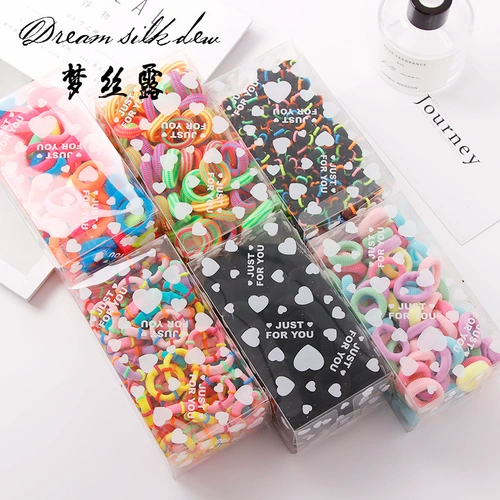 Детское безвредное полотенце, детская резинка для волос, аксессуар для волос, не повреждает волосы, простой и элегантный дизайн