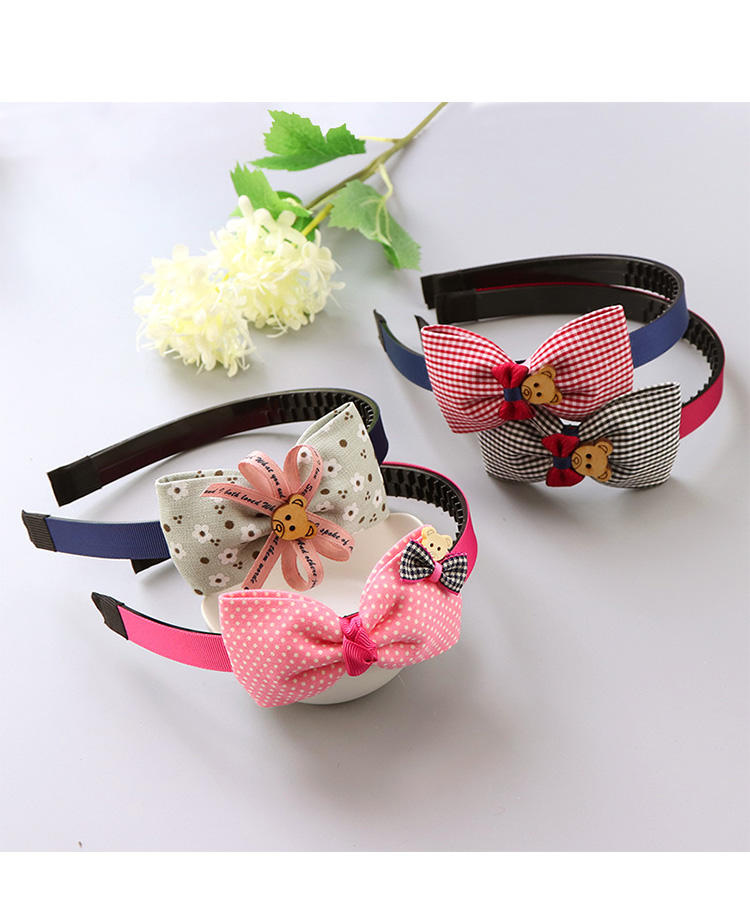 Trẻ em headband Hàn Quốc Công chúa Trượt Headband Hairpin Girls Bows Răng Ngọt Siêu Moth Headband Phụ kiện tóc - Phụ kiện tóc kẹp tóc sau