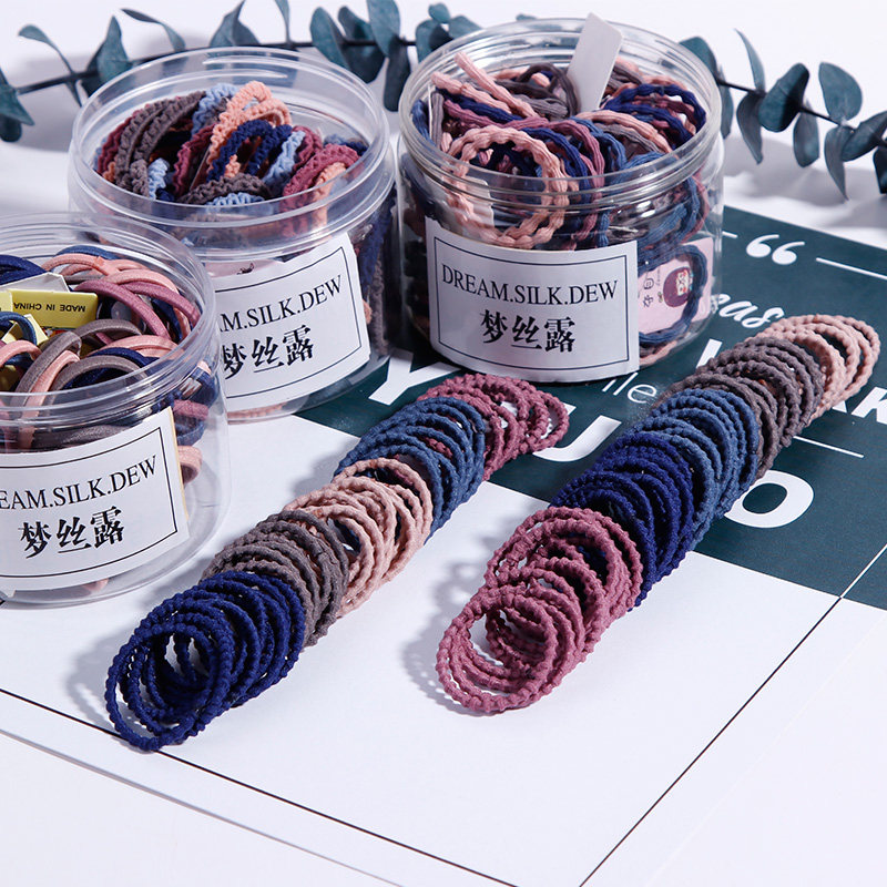 Korean version of the Princess trumpet children's baby tie hair hair ring Rubber band small rubber band does not hurt hair head rope girl headdress