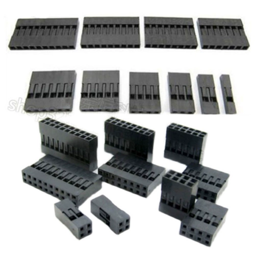 Dupont Shell Lupont Line Line Plug-in Glue Shell 2,54 мм расстояние головки Dupont 1p/2p/3p/4p/5p-10p