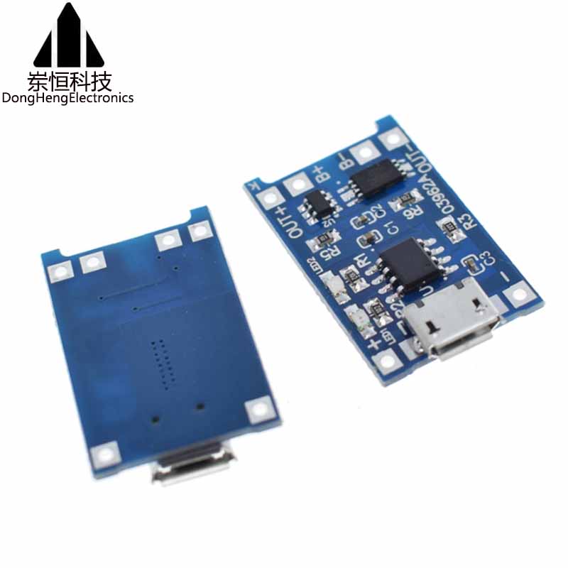 NX) 18650 Lithium battery protection 3 7v 3 6V 4 2V Lithium battery charging battery 1A over flushed protection