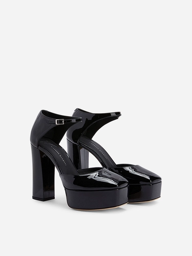 Giuseppe Zanotti Женские модные босоножки GZ на толстом каблуке с носком