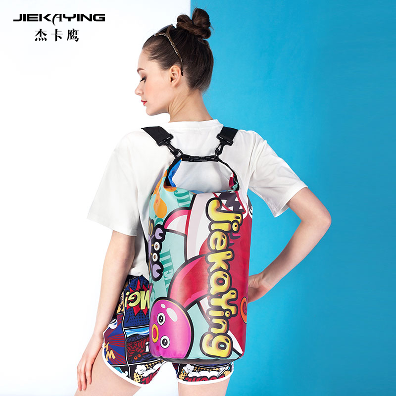 Swimming bag waterproof bag seaside diving rafting snorkeling storage bag outdoor shoulder fitness backpack swimming equipment