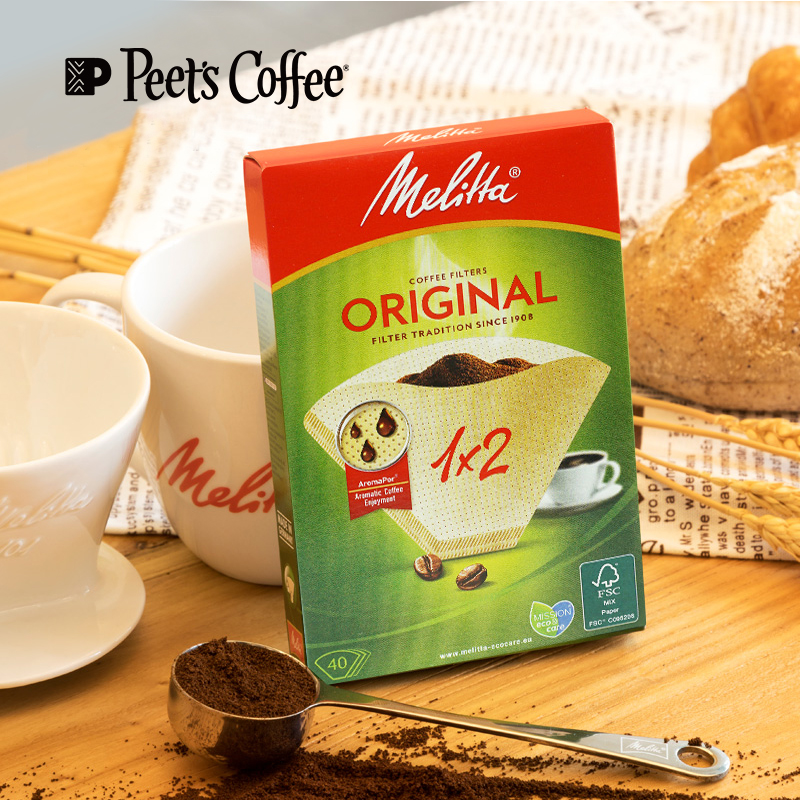 Peets coffee Piye coffee Melitta filter paper hand-brewed coffee smart cup filter paper