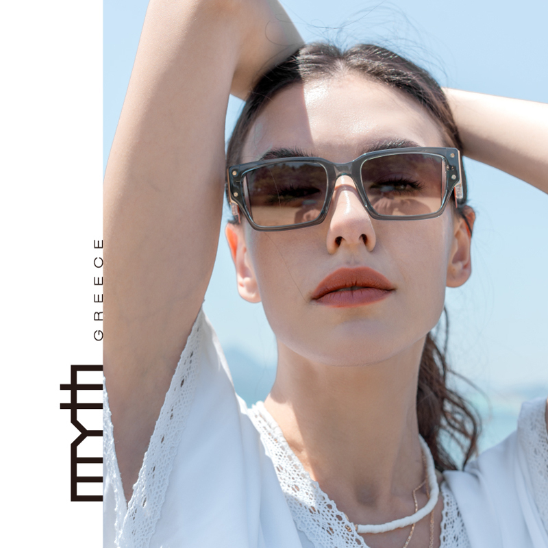 Myth Modern Ai Style Wide-Leg Sunglasses Hardcore Punk Fashionable Square Sunglasses Ms2113