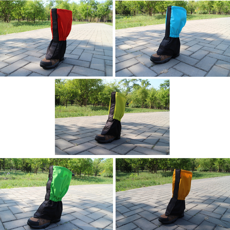 Outdoor snow cover Children's windproof and warm and waterproof foot cover climbing and anti-sand protection legs Adult Lengthened Snow Cover