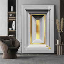 Minimalist modern light extravaganza Decorative Painting Superior sense Living room Landing Painting Abstract Mural Restaurant Vertical version hanging painting