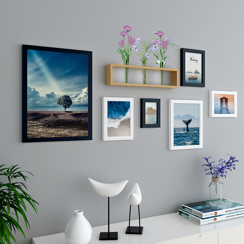 Olmug Photo Wall Decorates Creative Personality Background Wall Frame Living Room Photo Frame Handing Wall Combination