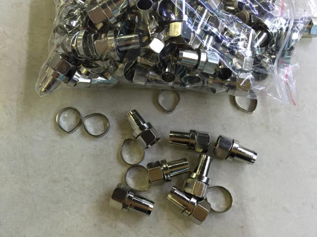 All copper Metric inch 75-7F head Cable branch distributor Amplifier special connector F head