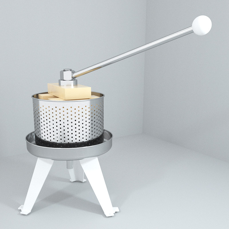 Ij Home Manual Press Presser Small Stainless Steel Honey Pressed Press Machine Filling to Water Juice Pressed Pig Oil Residue