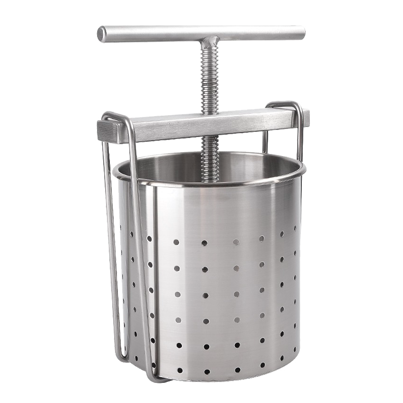 Yijie family presses the extruded cake oil slag with manual 304 stainless steel filling water