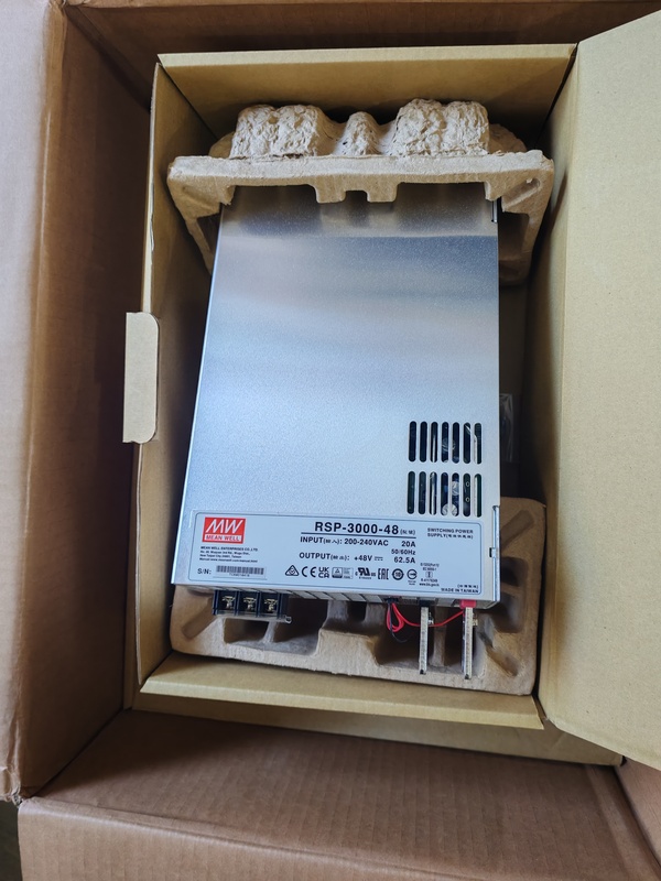 Taiwan Mean Well Rsp-750/1500/2000/2400/3000W Switching Power Supply 12V 24V 48V with Pfc