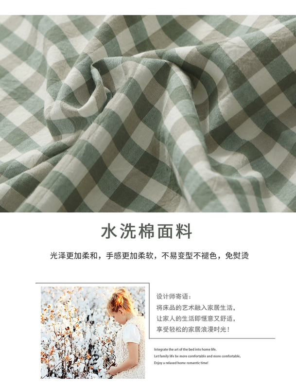 Bông được giặt chăn đơn - Quilt Covers
