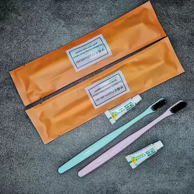 100 sets of hotel supplies apartment B & B room disposable toiletries toothbrush comb shampoo bath hair