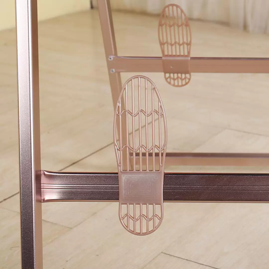MINGSAIFAN wing -shaped drying rack landing folding drying rack aluminum alloy multi -function sun