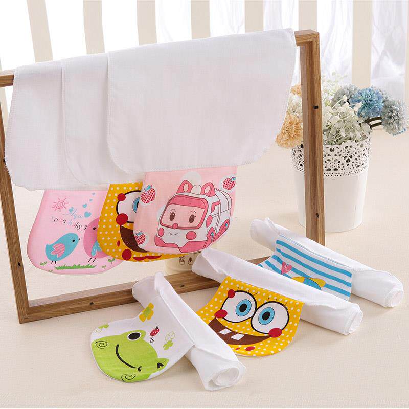 Child Sucking Sweat Towel Pure Cotton Kindergarten 0-1-3-4-6 years old CUHK Baby baby baby Sweat Cushion Back Towels
