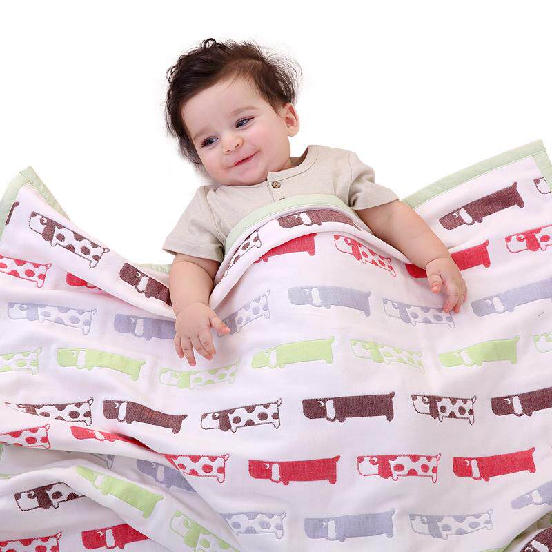 Cover Blanket Children Baby Cover Blanket Baby Full Cotton 4 Layers Gauze Cover Blanket Fur Towels newborn bath towels