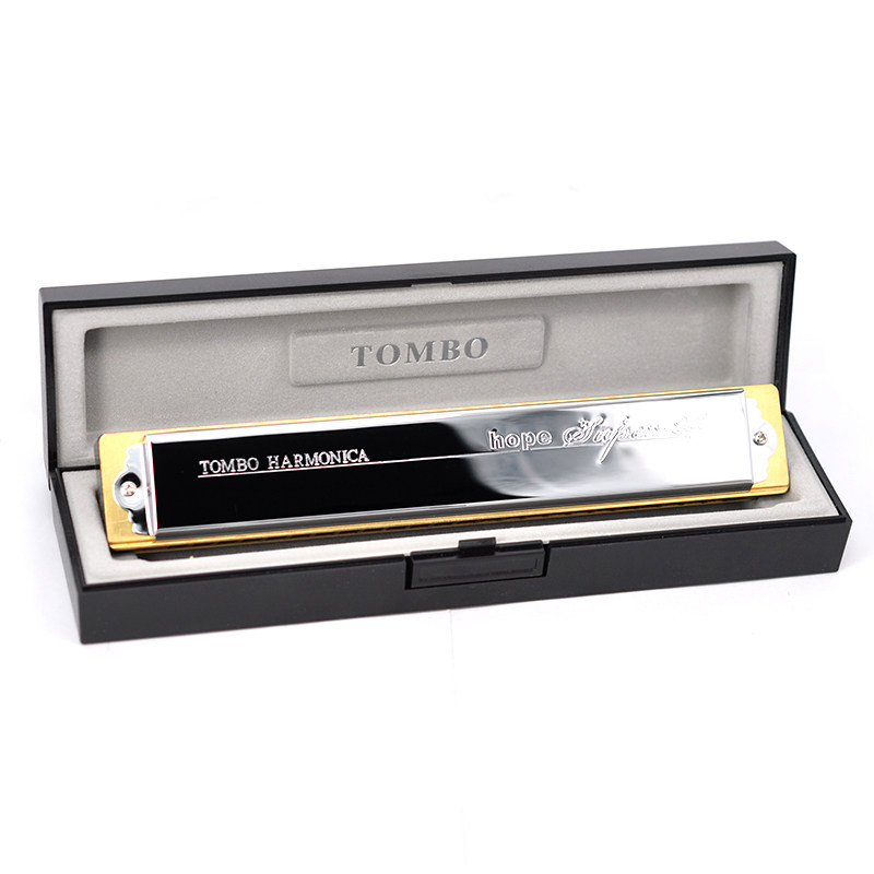 Japan TOMBO Tongbao 6624S 24-hole polyphonic harmonica playing beginner professional playing piano
