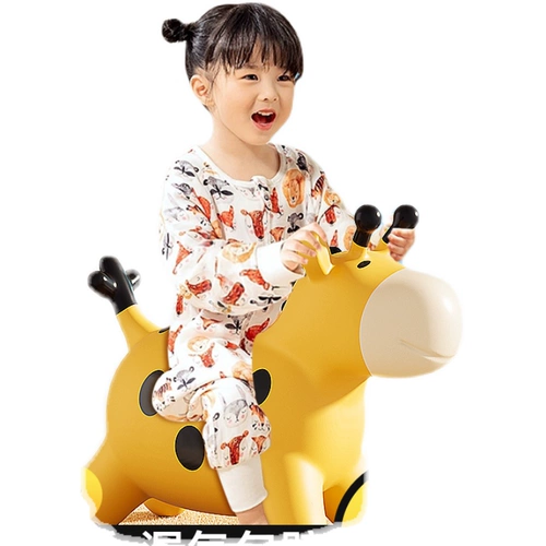 Надувная игрушка для прыжков с сидением, защита при падении