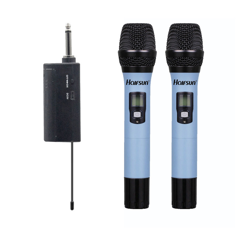 One-to-two true diversity universal wireless microphone professional stage performance dedicated U-segment outdoor