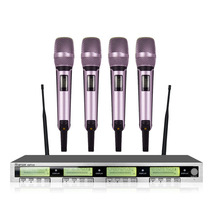 HALFSun shadow giant AWT400 one to four wireless conference gooseneck microphone collar clip Head wear handheld KTV special stage performance home karaoke microphone U segment FM K