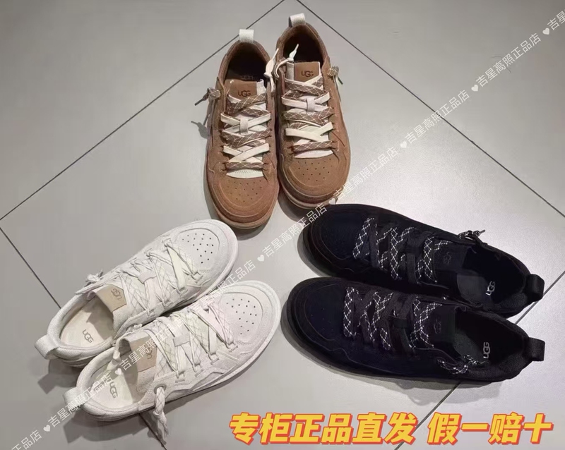 In-Stock Ugg New Men's Comfortable and Stylish Lace-Up Mel Casual Shoes, Celebrity Style 1177035-999 In-Stock Ugg New Men's Comfortable and Stylish Lace-Up Mel Casual Shoes, Celebrity Style 1177035-999