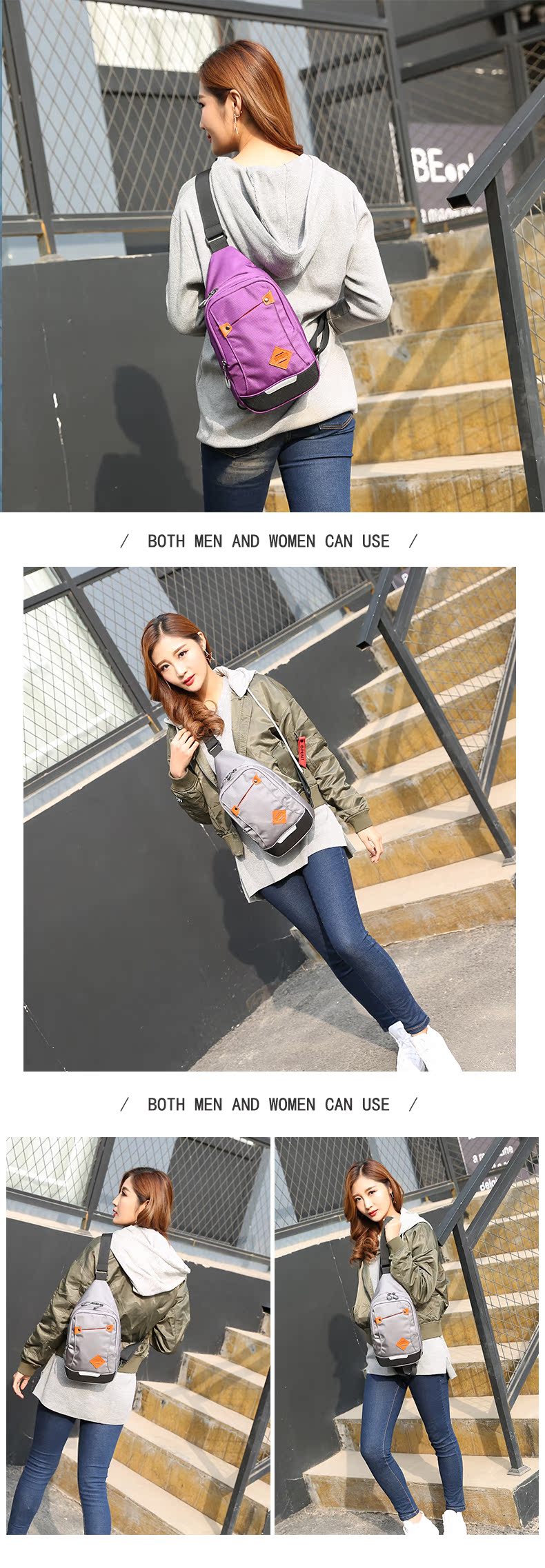 Ưu đãi mới đặc biệt ba lô nam túi ngực nữ túi đeo vai cưỡi túi đa chức năng chống thấm nước túi đeo chéo nam chính hãng