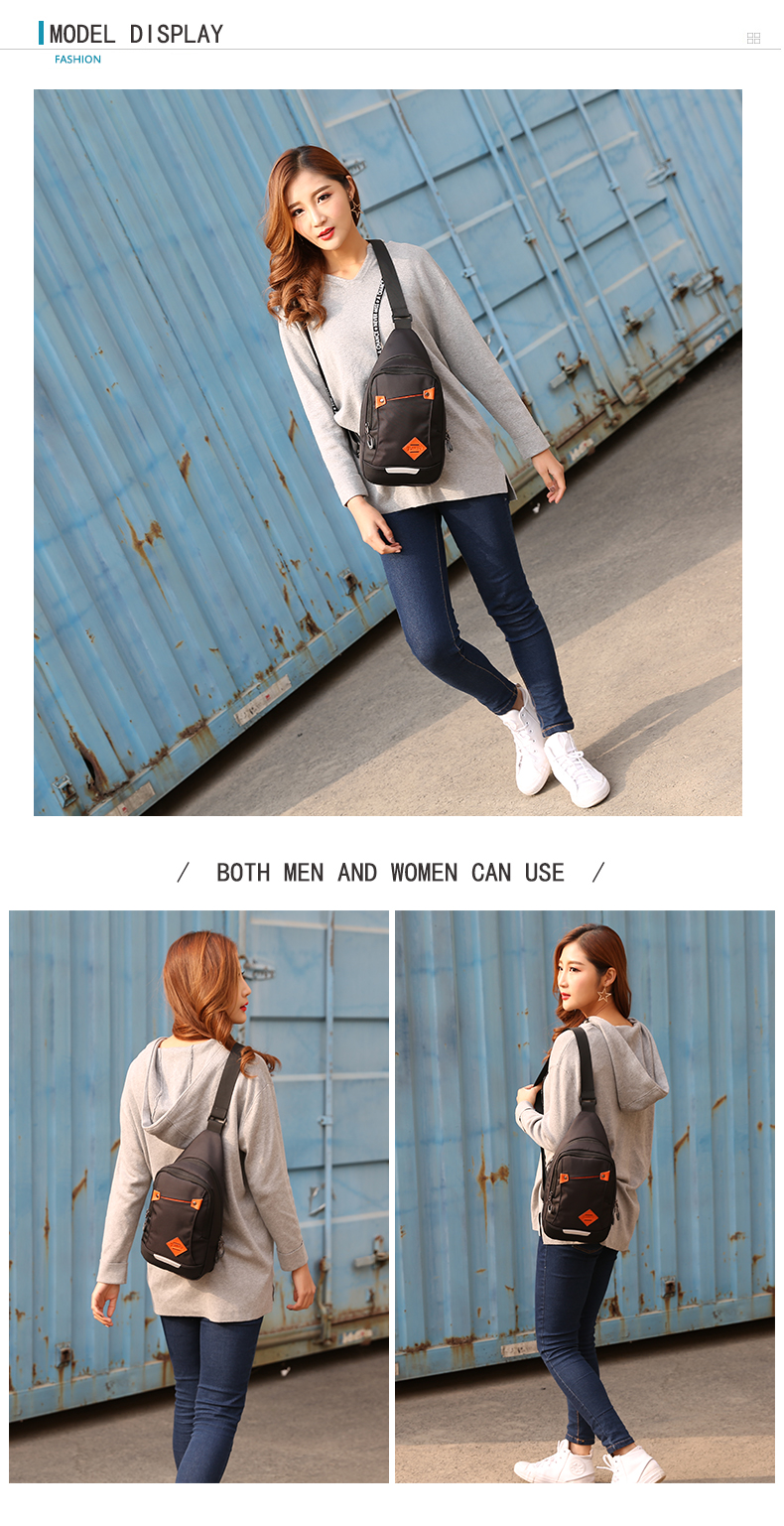 Ưu đãi mới đặc biệt ba lô nam túi ngực nữ túi đeo vai cưỡi túi đa chức năng chống thấm nước túi đeo chéo nam chính hãng