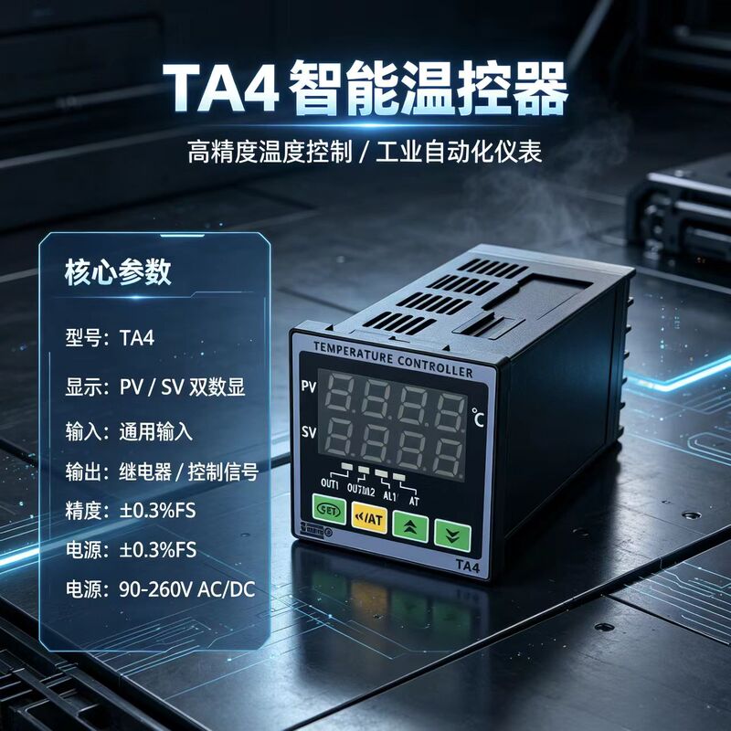 Digital Display Intelligent Thermostat Sanyou Instrument Ta4-Rnr Temperature Controller Temperature Control Instrument Pid Input Mode